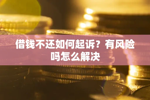 武汉借钱不还如何起诉？有风险吗怎么解决