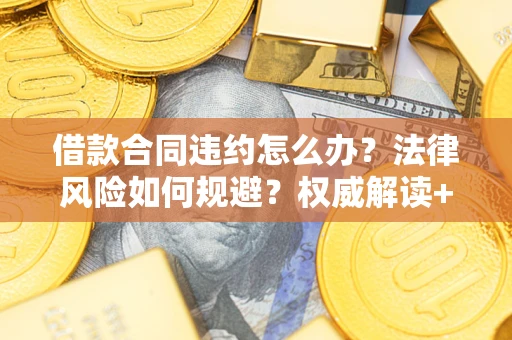 武汉借款合同违约怎么办？法律风险如何规避？权威解读+实用指南