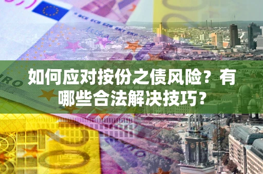 武汉如何应对按份之债风险？有哪些合法解决技巧？