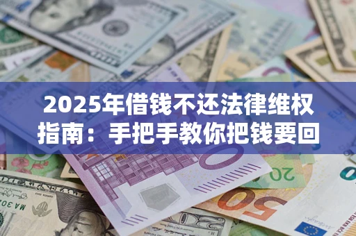 武汉2025年借钱不还法律维权指南：手把手教你把钱要回来